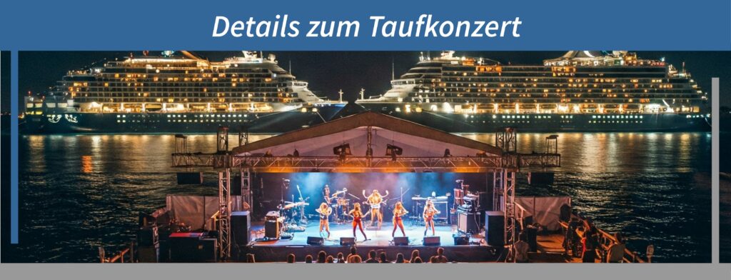 am 09. April 2025 findet die Taufe der Mein Schiff Relax in Málaga statt