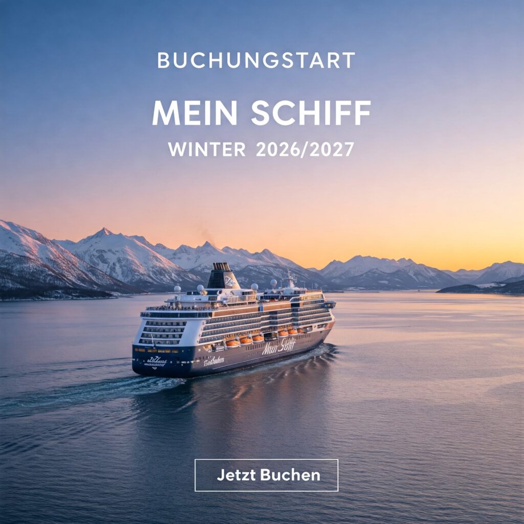 Buchungsstart Mein Schiff Winter 2026/2027 1 Buchungsstart Mein Schiff Winter 2026/2027