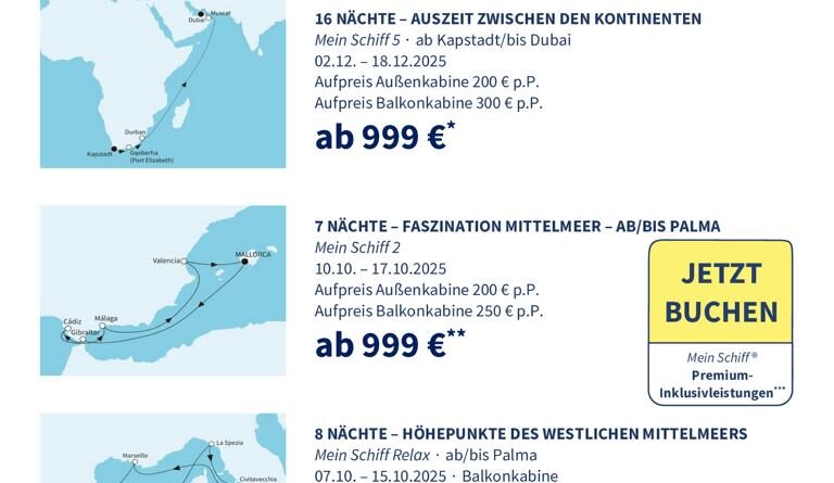 K1024 mein schiff wochenendangebot kw 29 bunt
