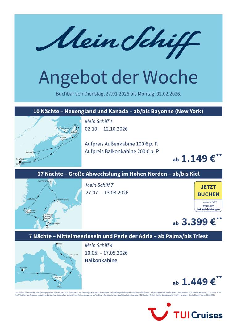 Mein Schiff® Angebot der Woche - 27.01. bis 02.02.2026 1 K1024 mein schiff adw kw 05 bunt 1