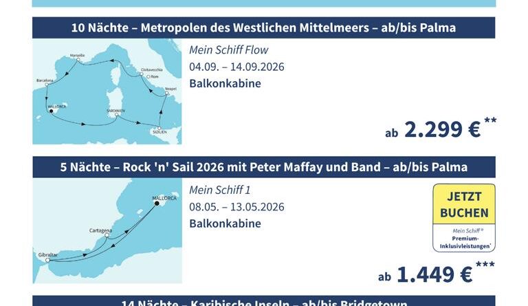 K1024 mein schiff wochenendangebot kw 04 bunt