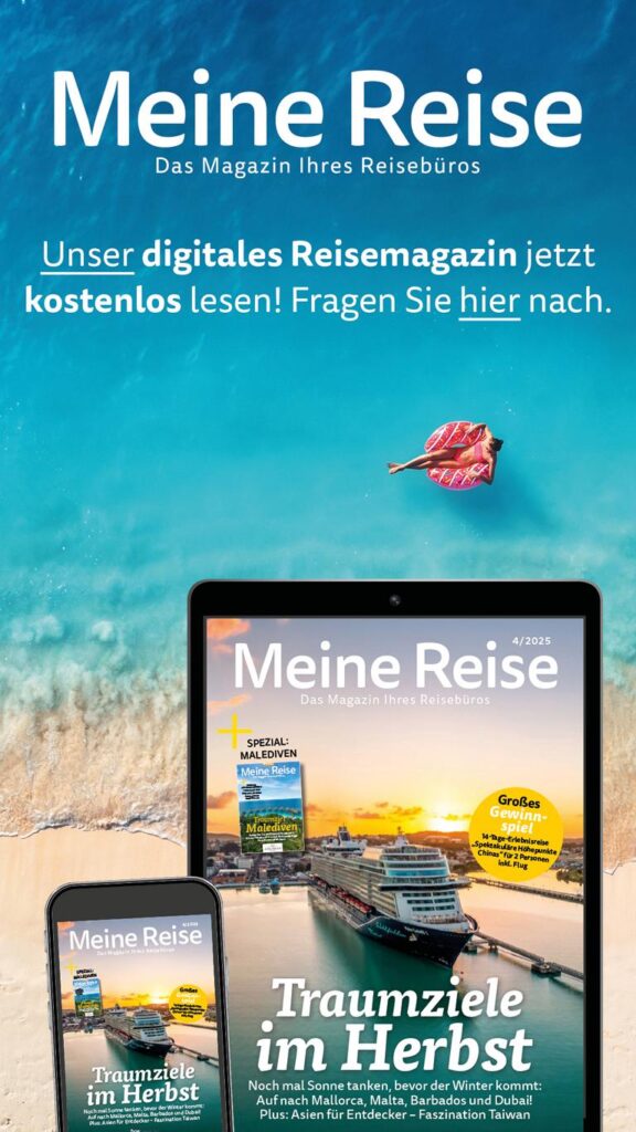 Meine Reise - Das kostenlose Reisemagazin vom Kreuzfahrt Reisebüro Rebe