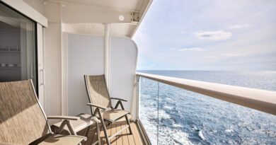 Balkon der Balkonkabine auf der Mein Schiff Relax