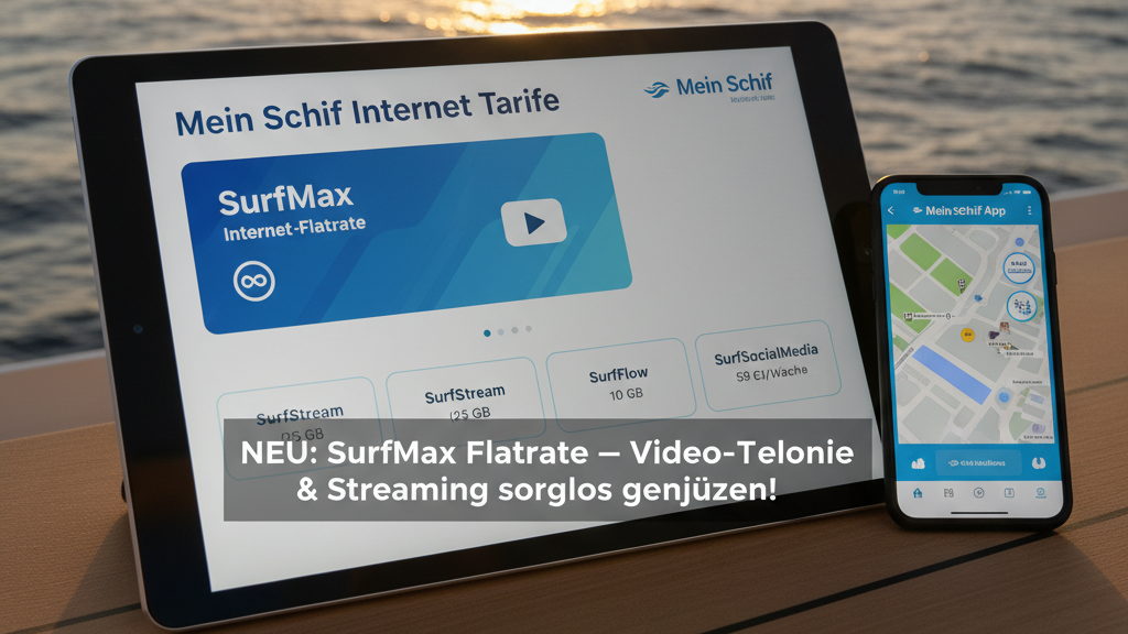 🛳️ Mein Schiff: Neue Internet-Tarife und Einführung der "SurfMax" Flatrate 1 Surfmax Internetpaket p0l4cop0l4cop0l4 edited